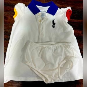 Baby girl Ralph Lauren dress size 6 months